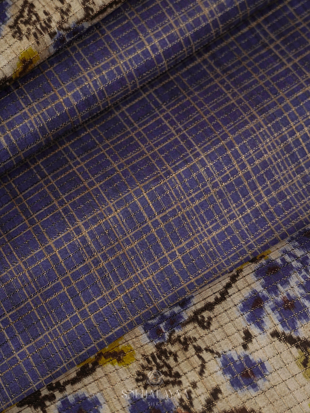 Purple Tussar Saree