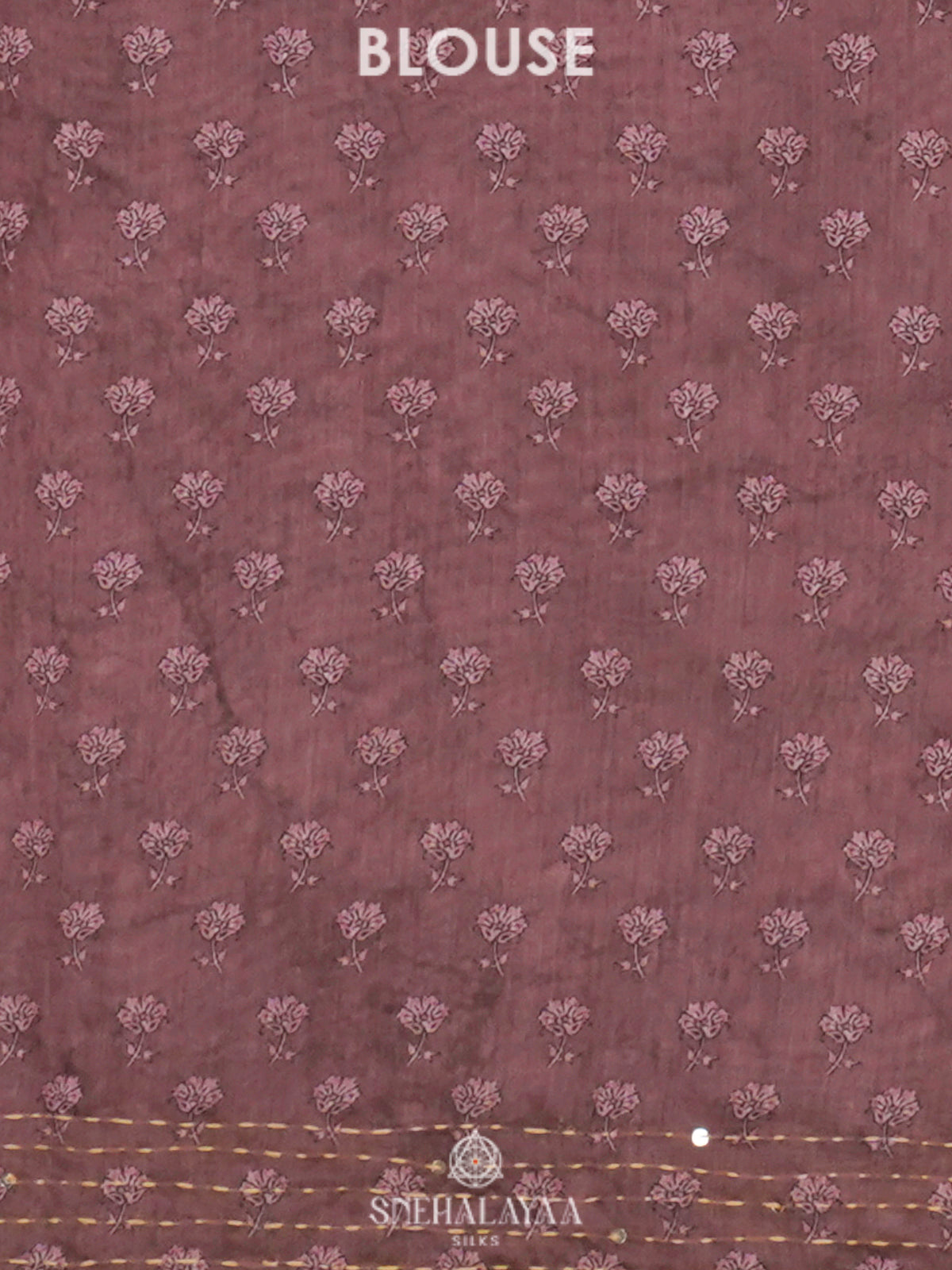 Pink Linen Saree
