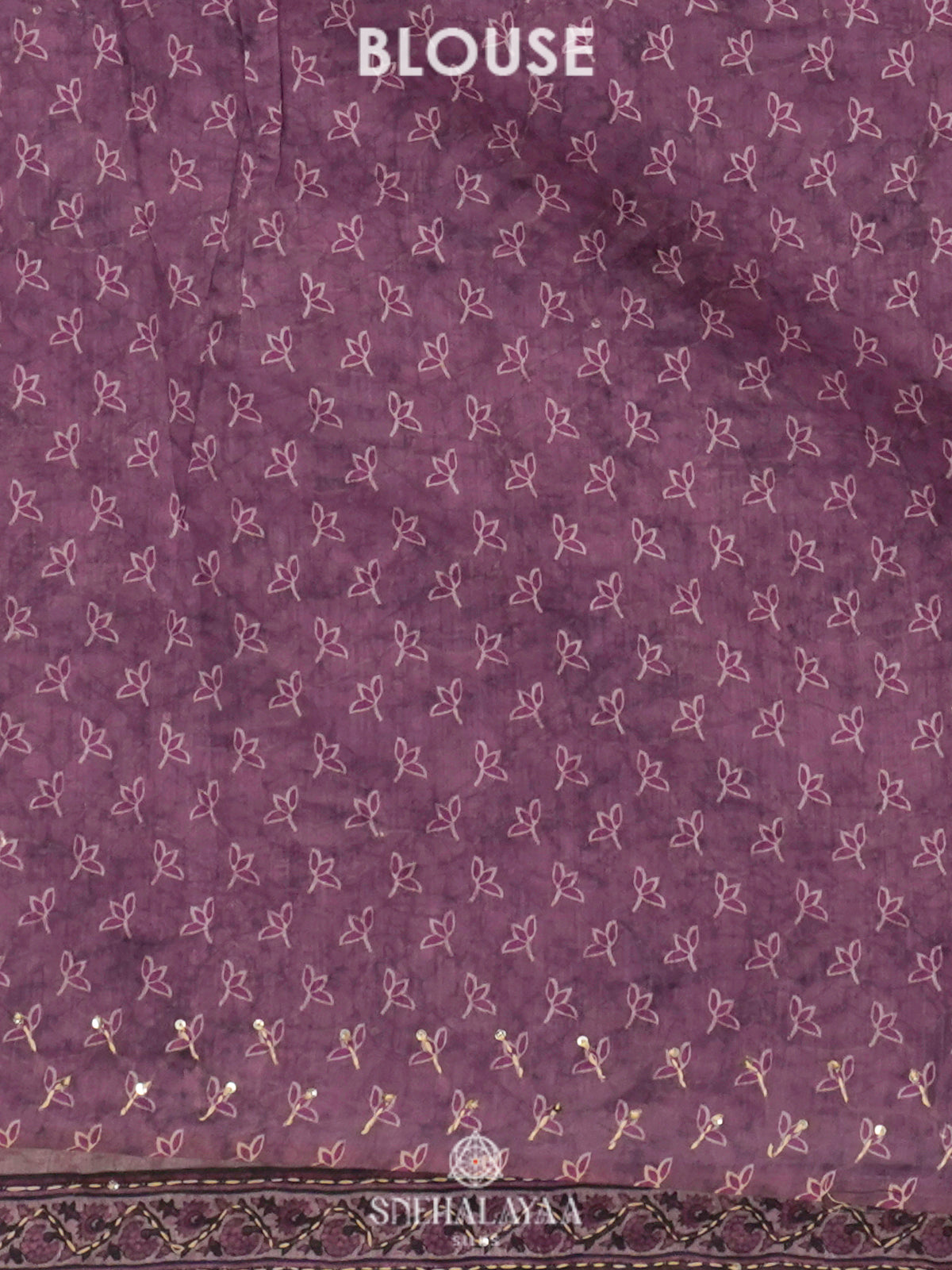 Pink Linen Saree