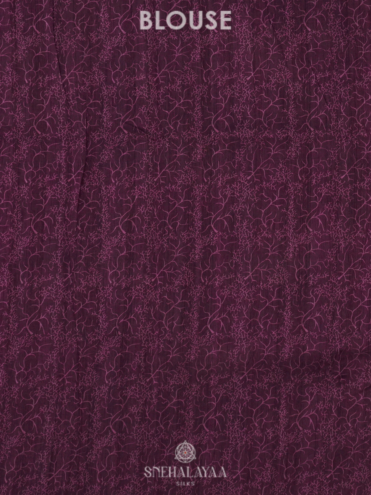 Wine Tussar Saree