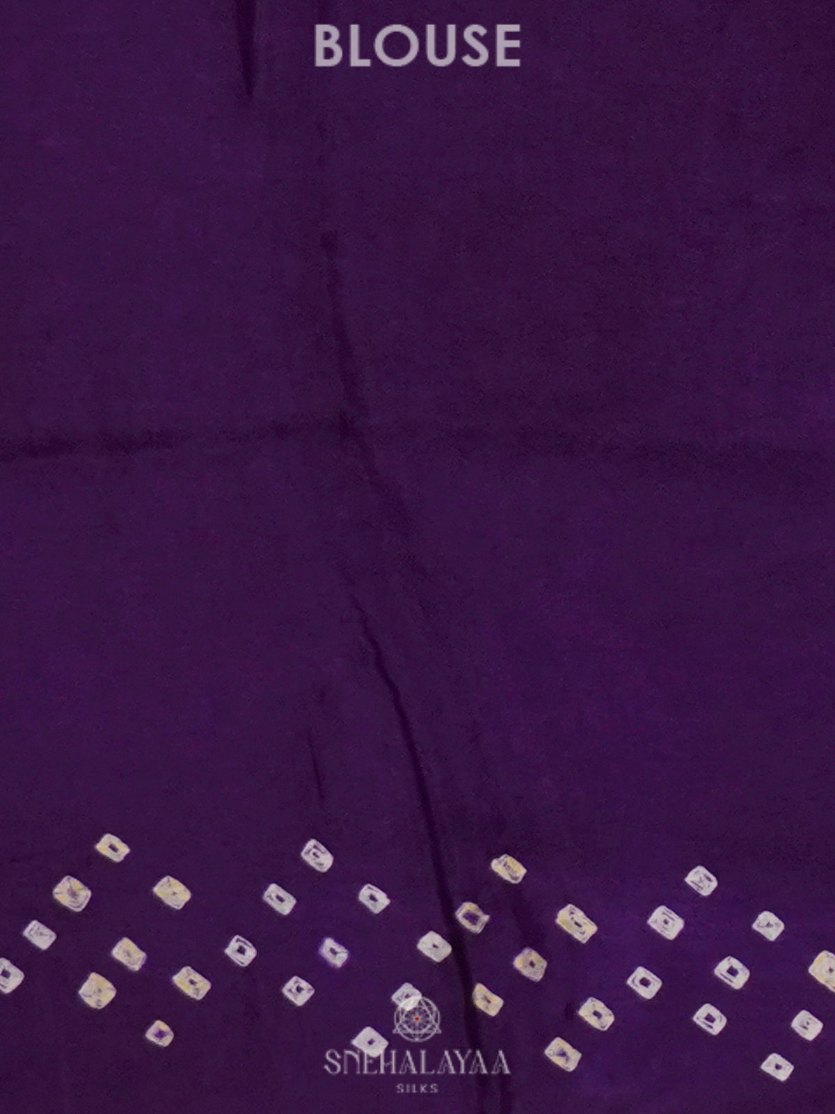 Violet Bandhini Saree