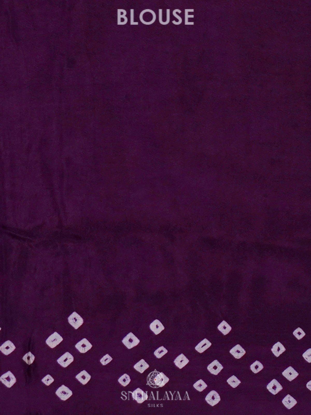 Purple Bandhani Saree