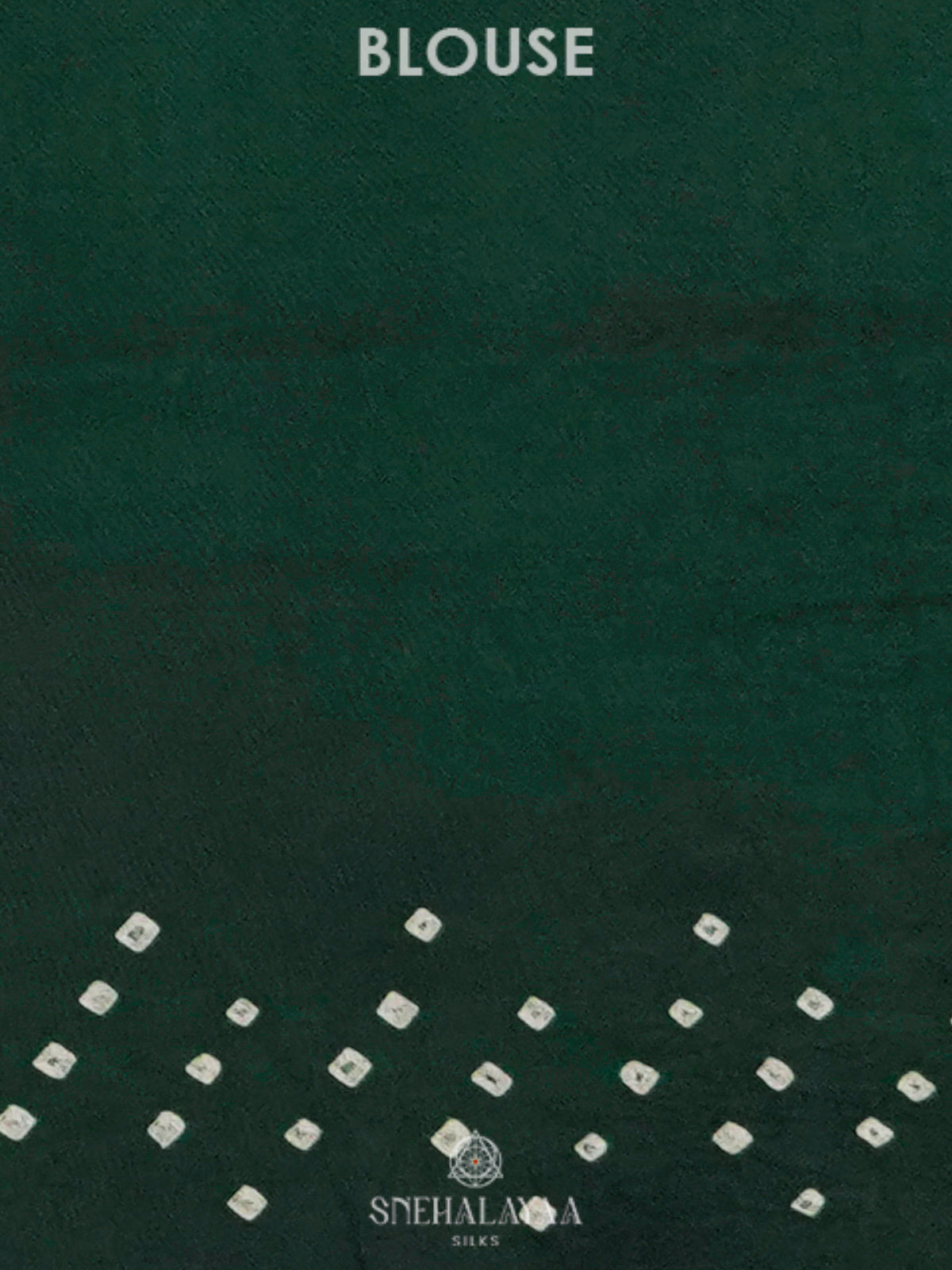 Forest Green Bandhani Saree