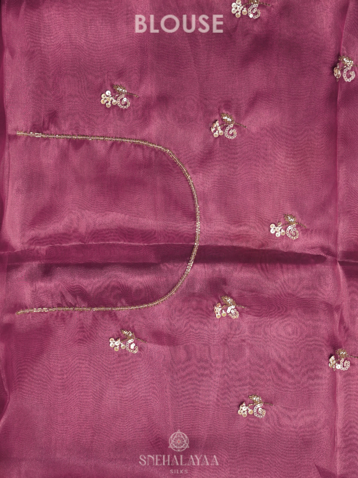 Magenta Designer Saree
