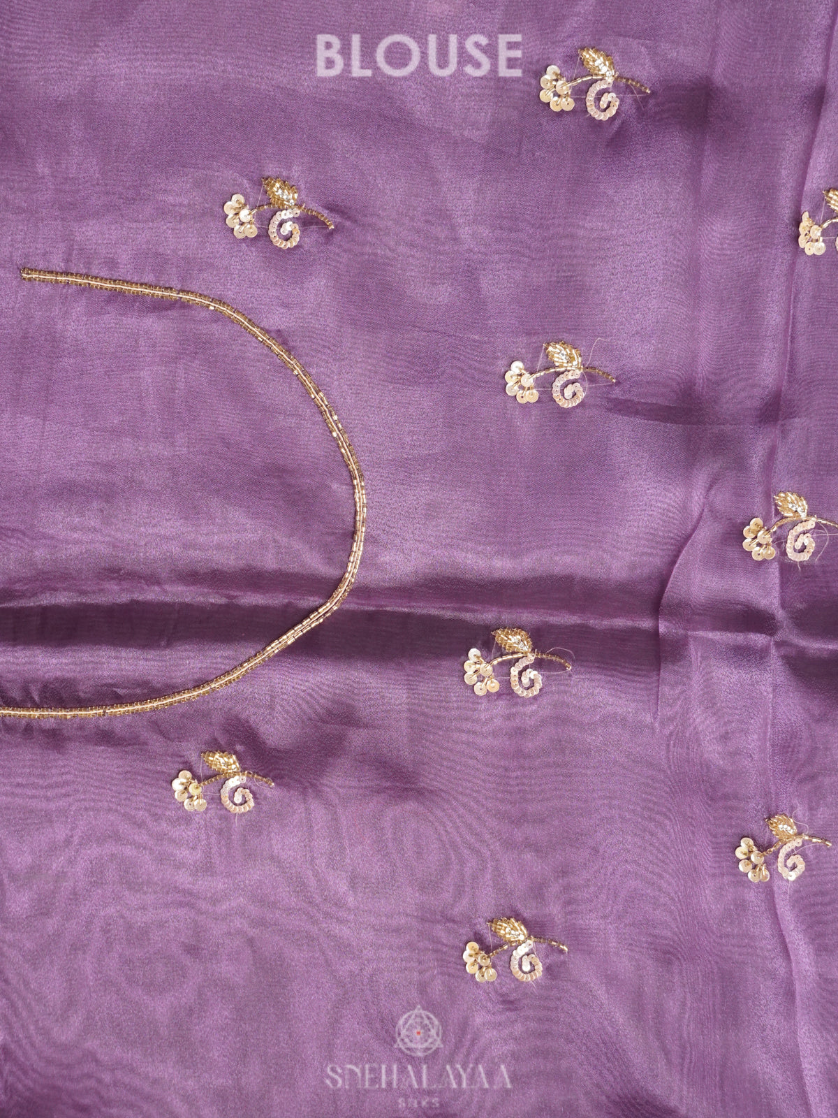 Purple Designer Saree