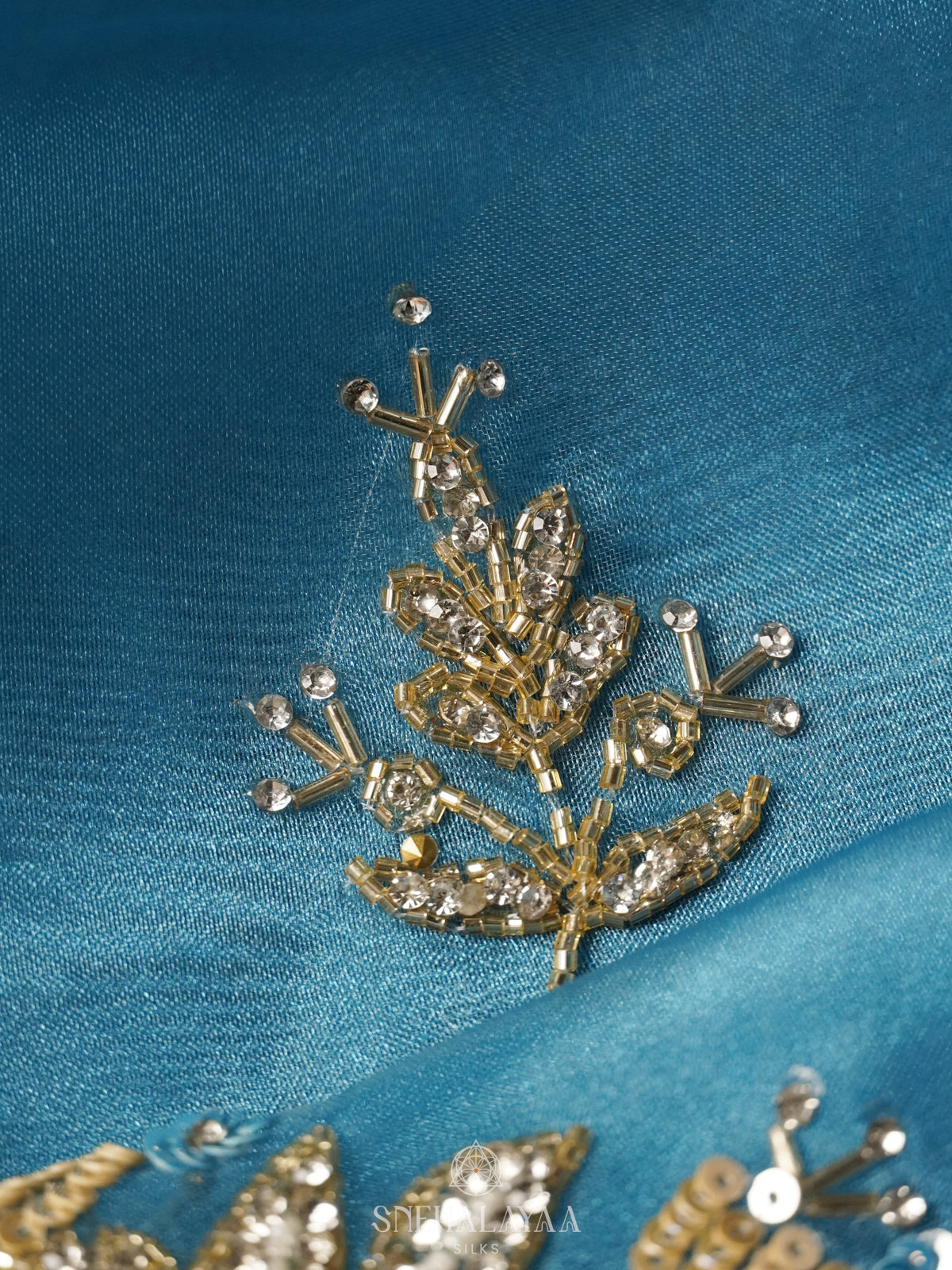 Blue Designer Saree
