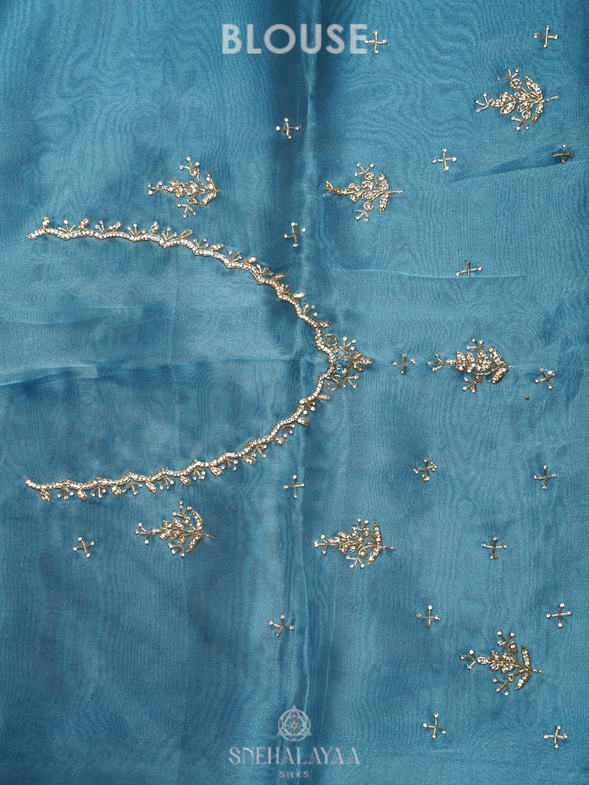 Blue Designer Saree