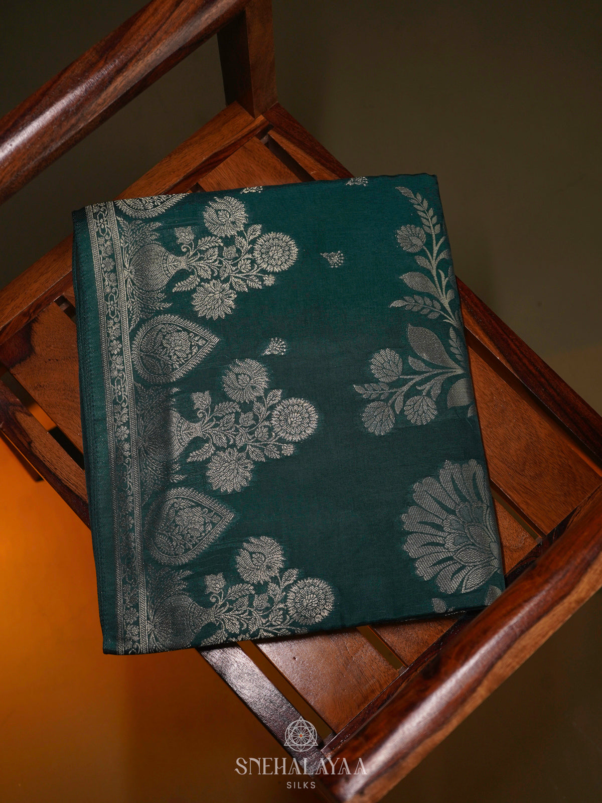 Green Banaras Silk Saree