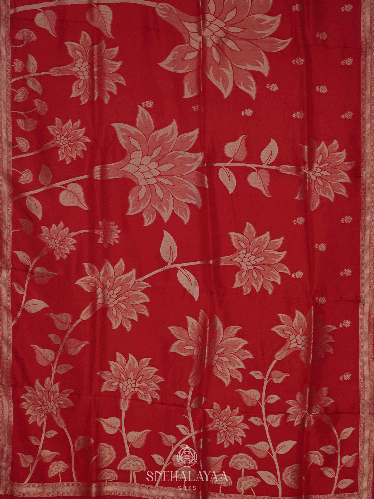 Red Banaras Silk Saree