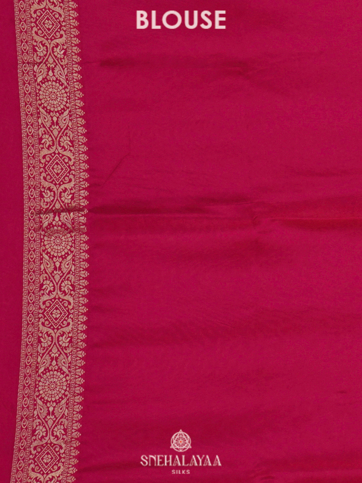 Orange Banaras Silk Saree