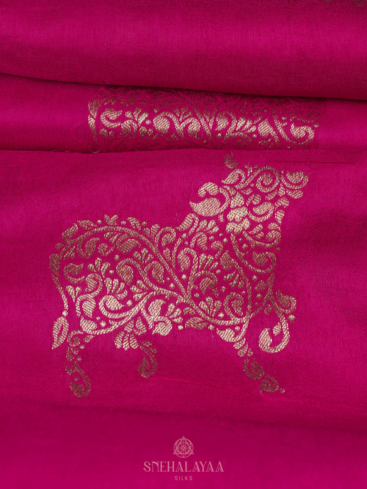 Pink Banaras Silk Saree