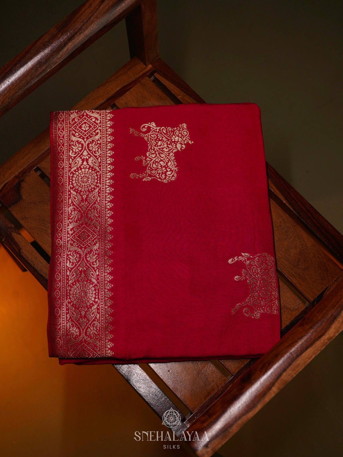 Red Banaras Silk Saree