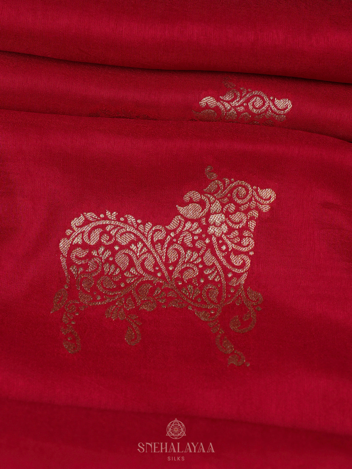 Red Banaras Silk Saree
