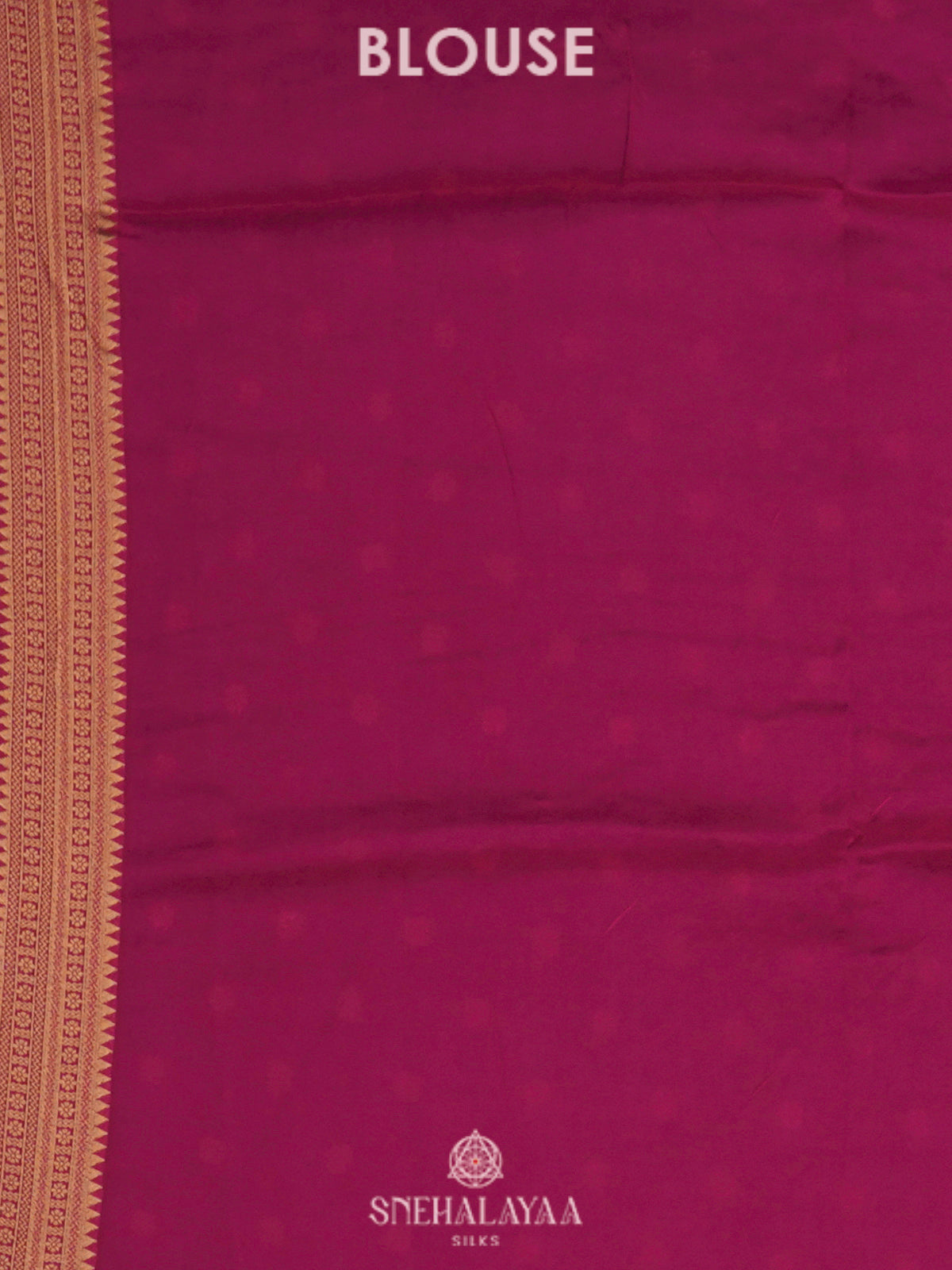 Navy Blue Banaras Silk Saree