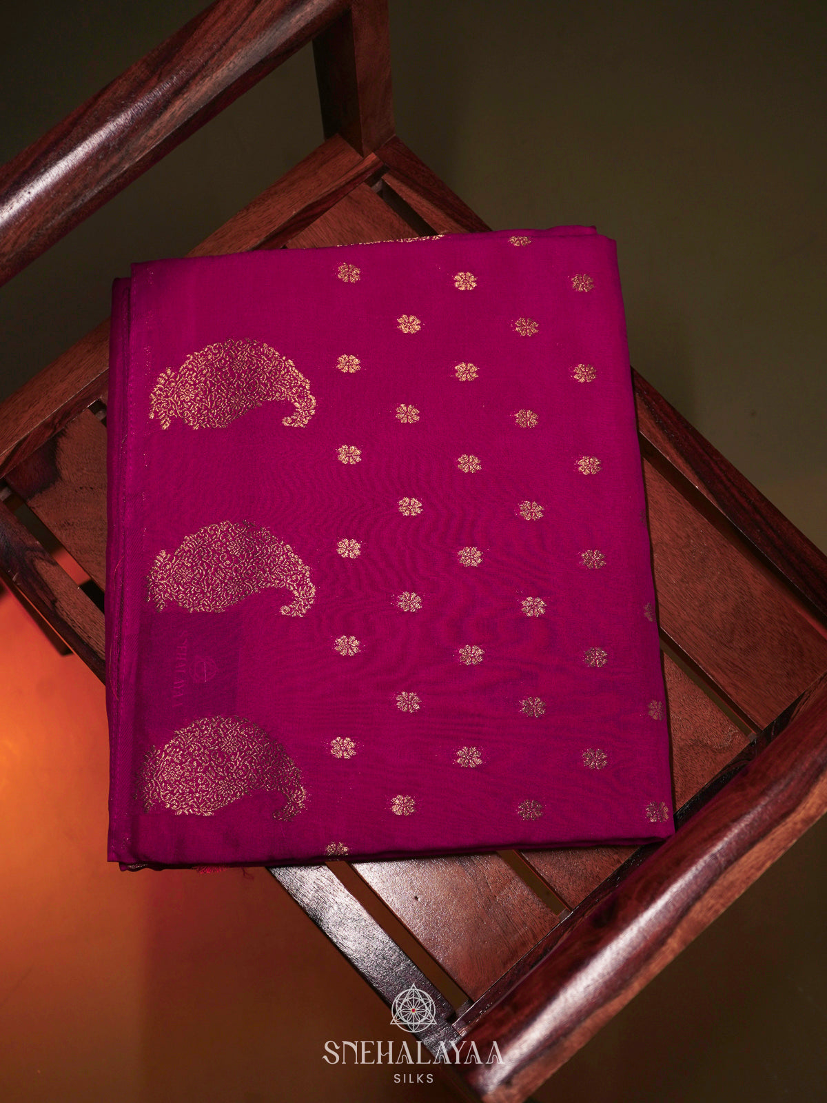 Pink Banaras Silk Saree
