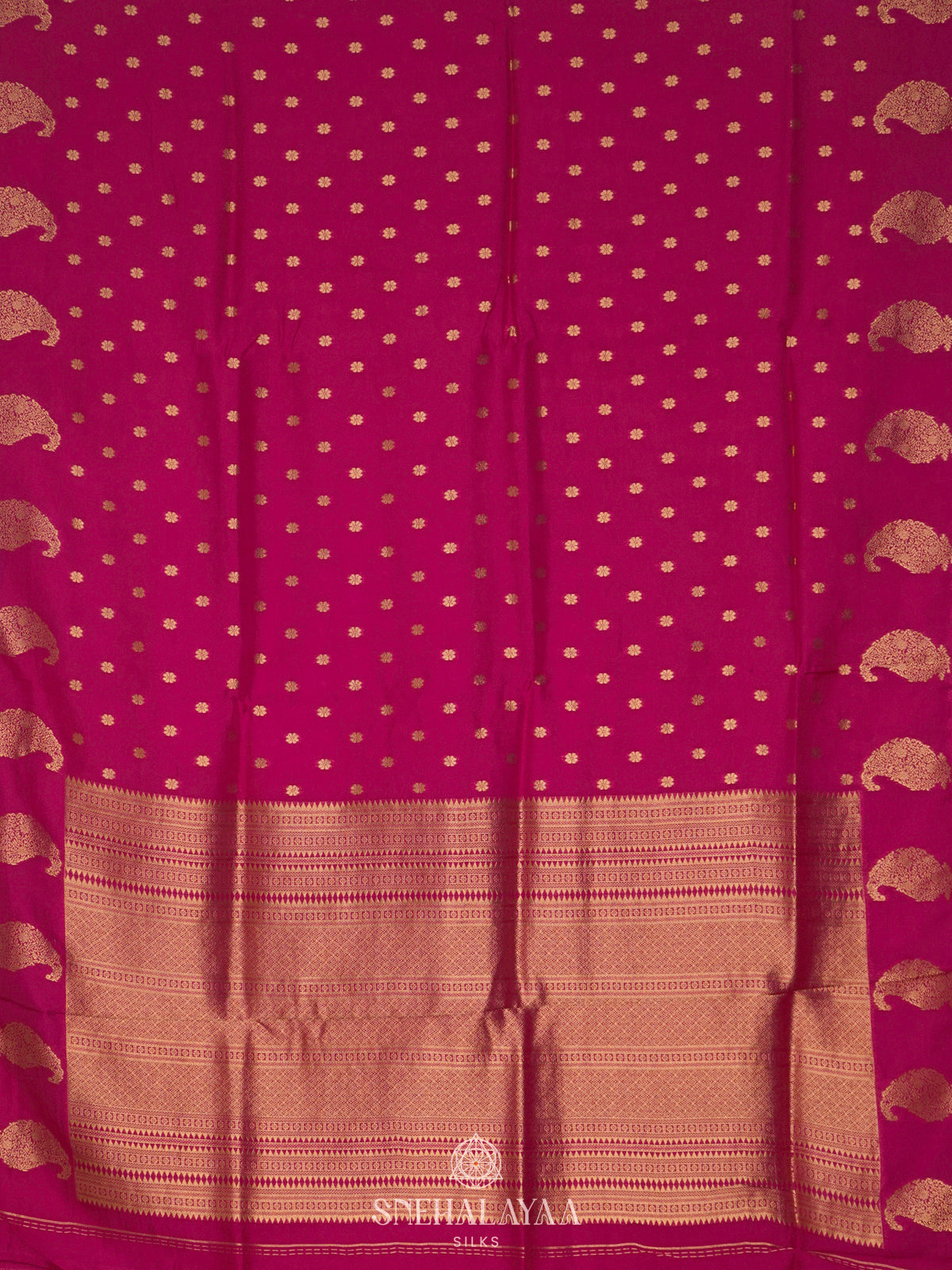 Pink Banaras Silk Saree