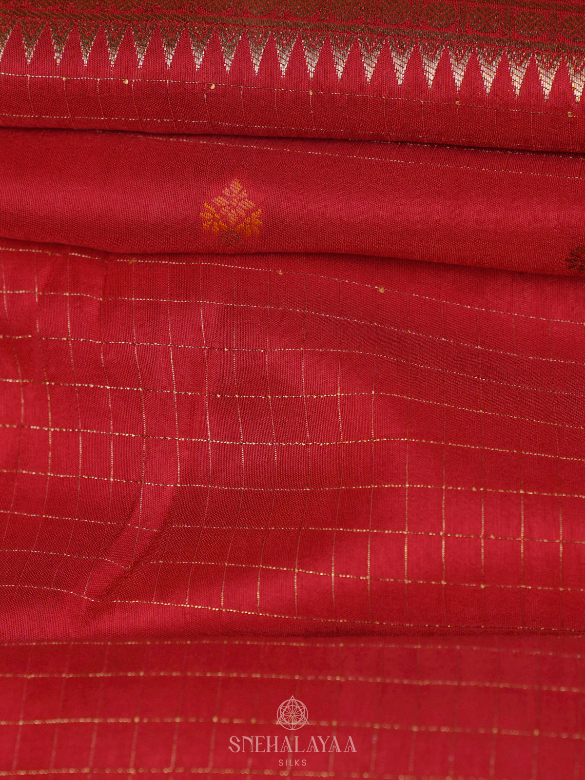 Red Banaras Silk Saree
