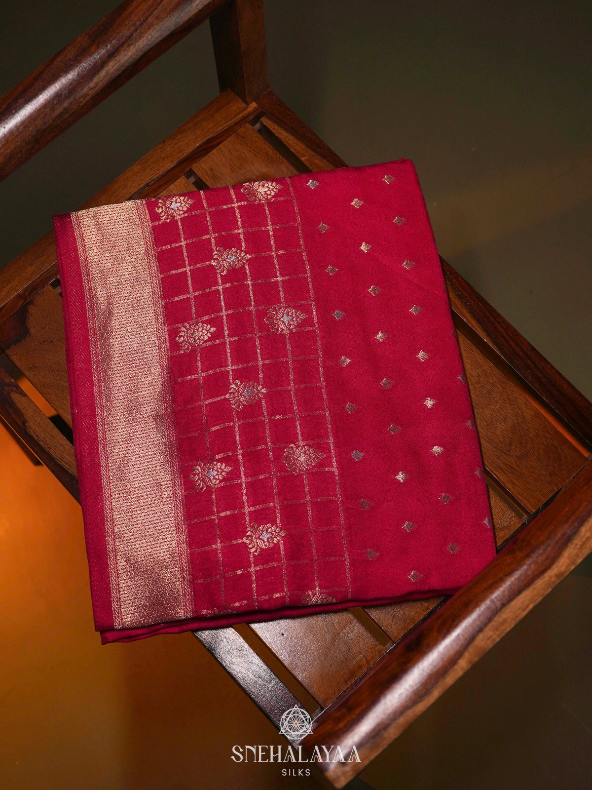 Pink Banaras Silk Saree