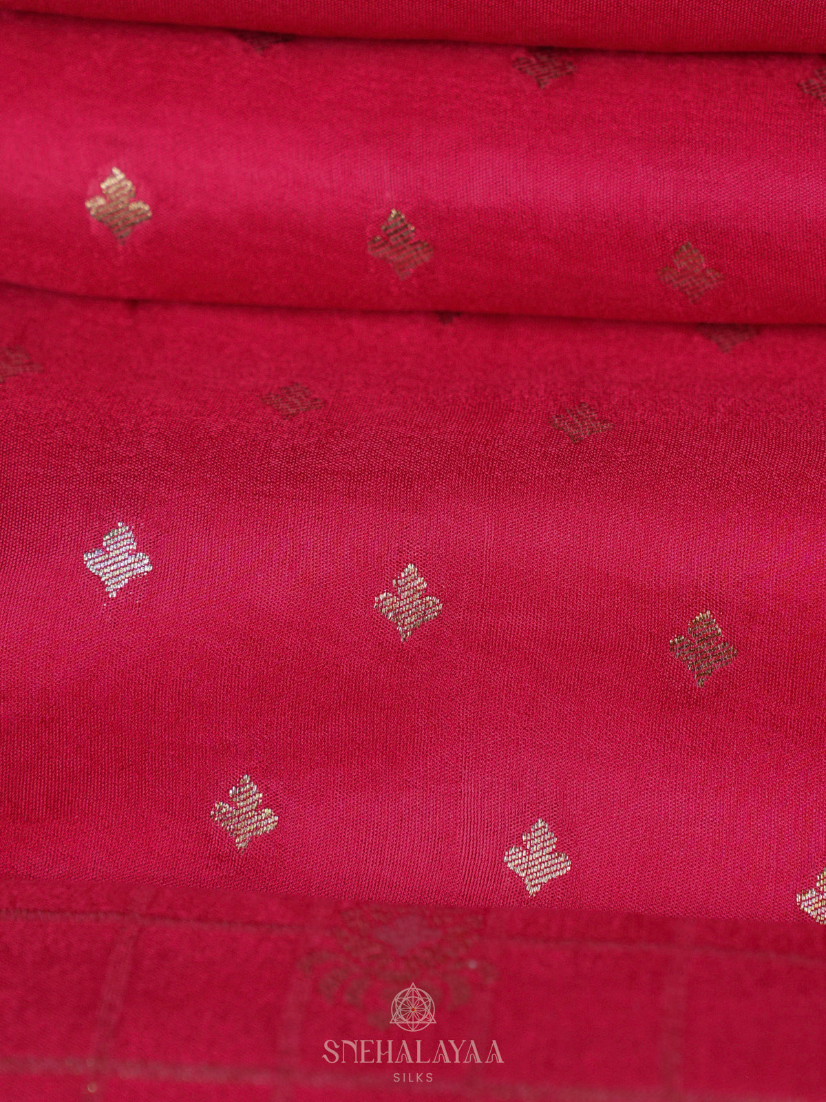 Pink Banaras Silk Saree