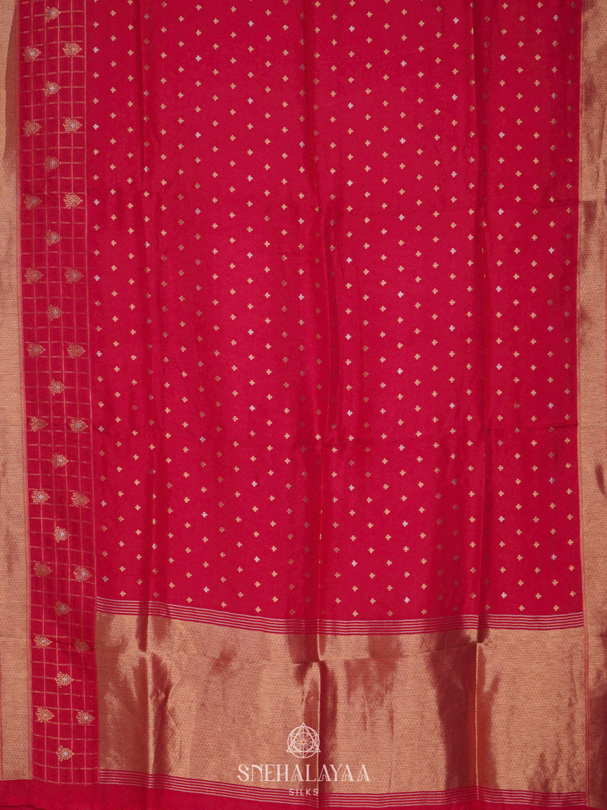 Pink Banaras Silk Saree