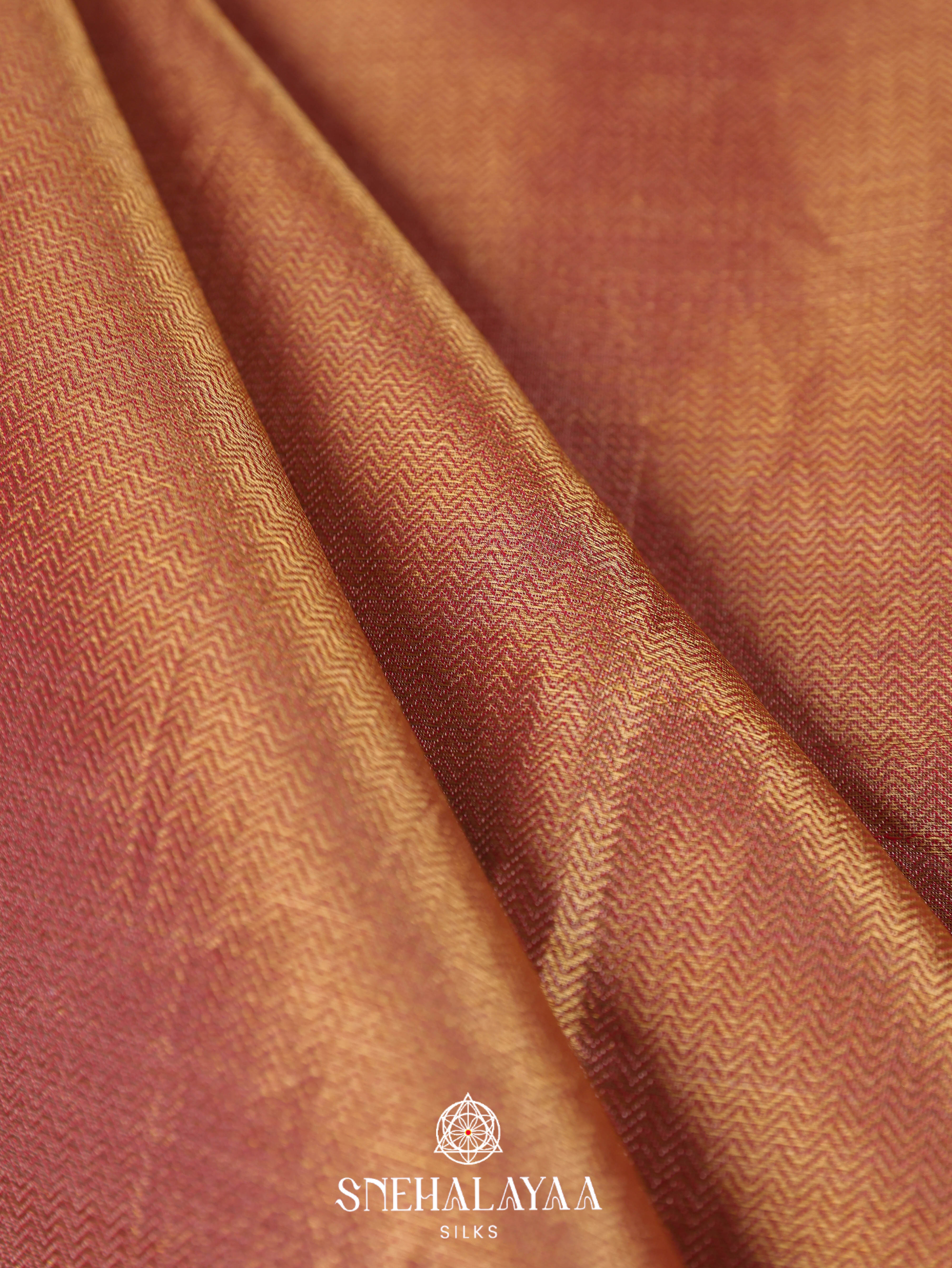Gold Art Silk Saree