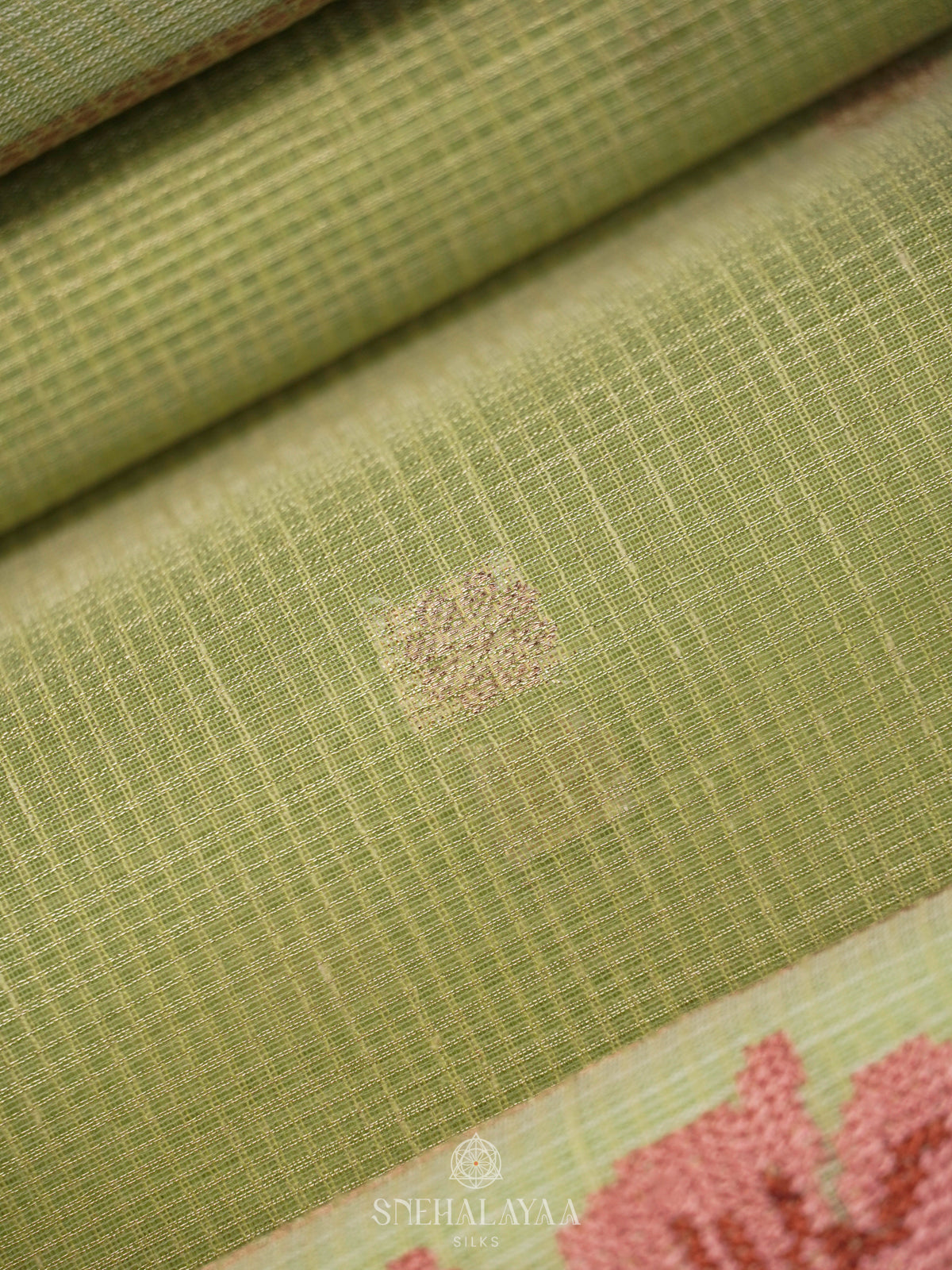Pale Green Kota Saree