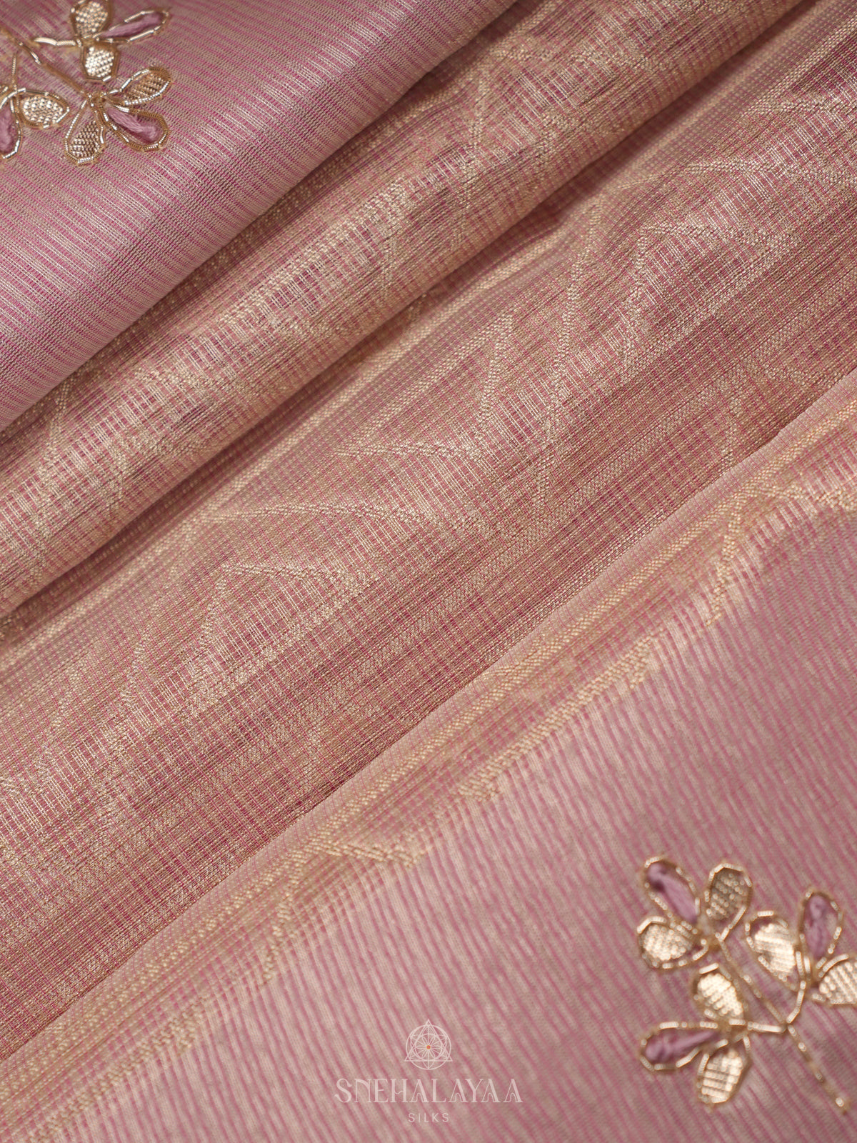 Pale Pink Kota Saree