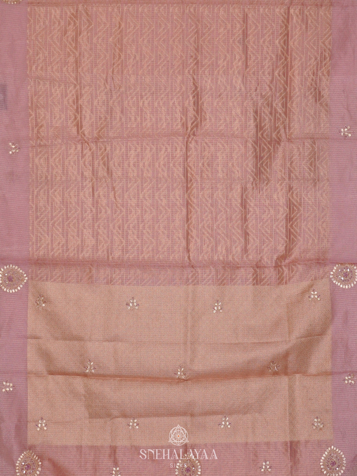 Pale Pink Kota Saree