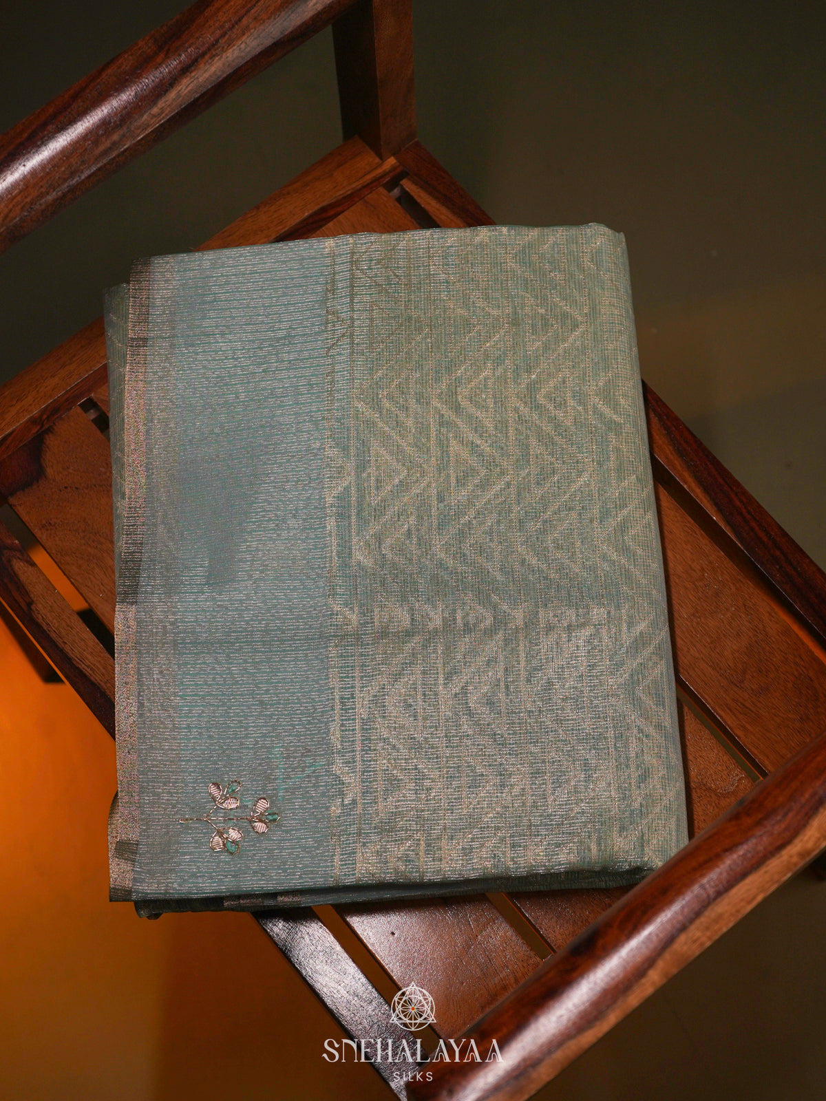 Mint Green Kota Saree