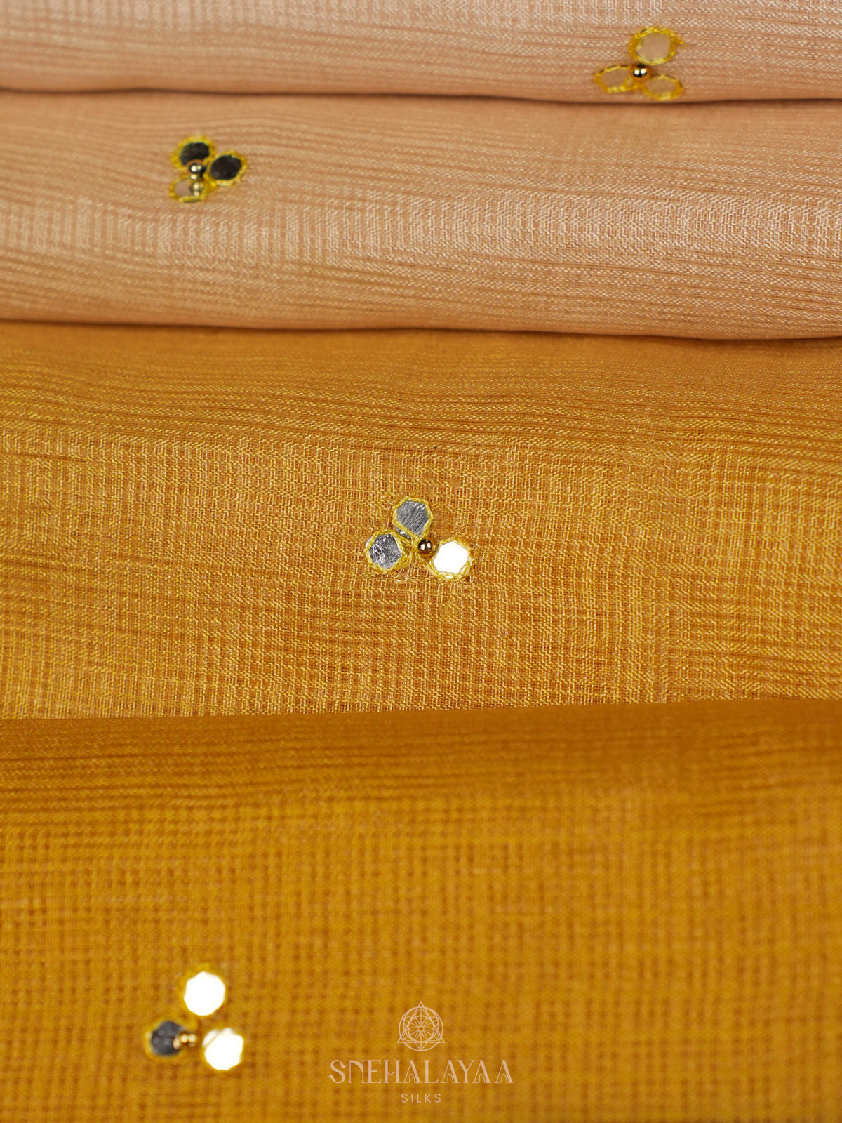 Yellow Kota Saree