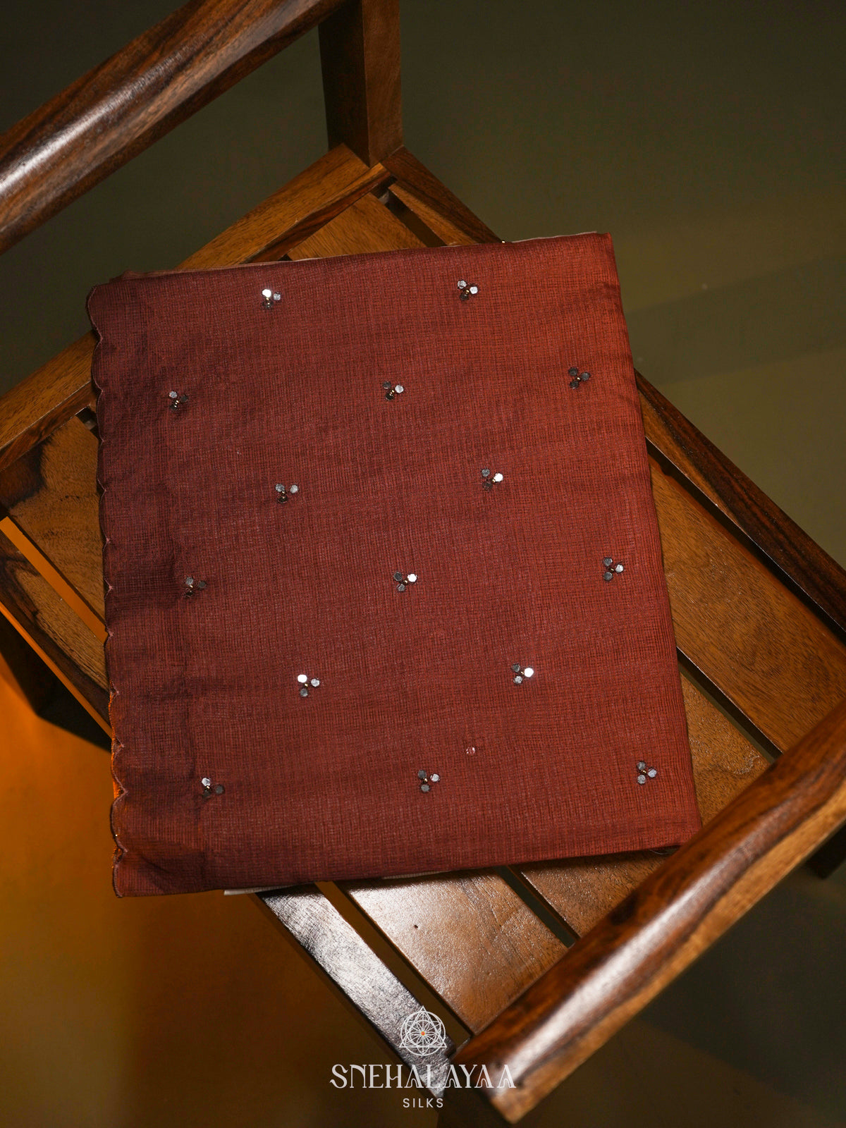 Maroon Kota Saree