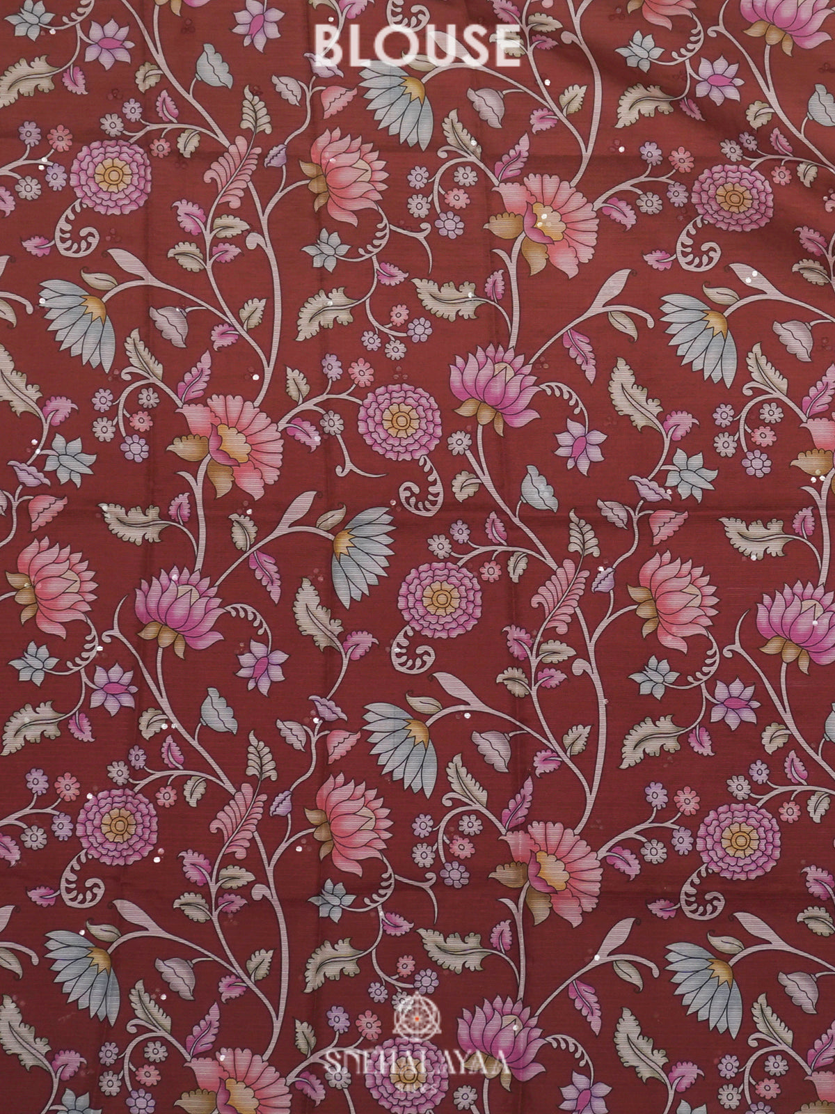 Maroon Kota Saree