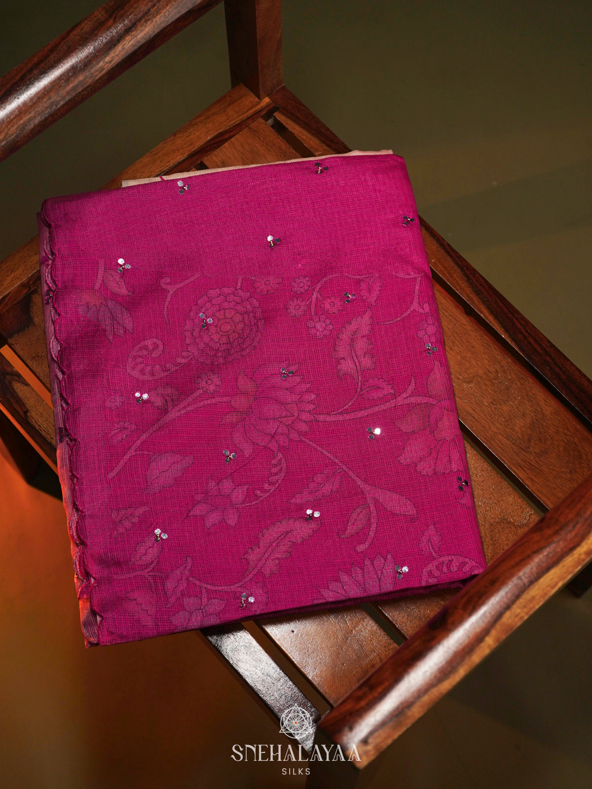 Pink Kota Saree