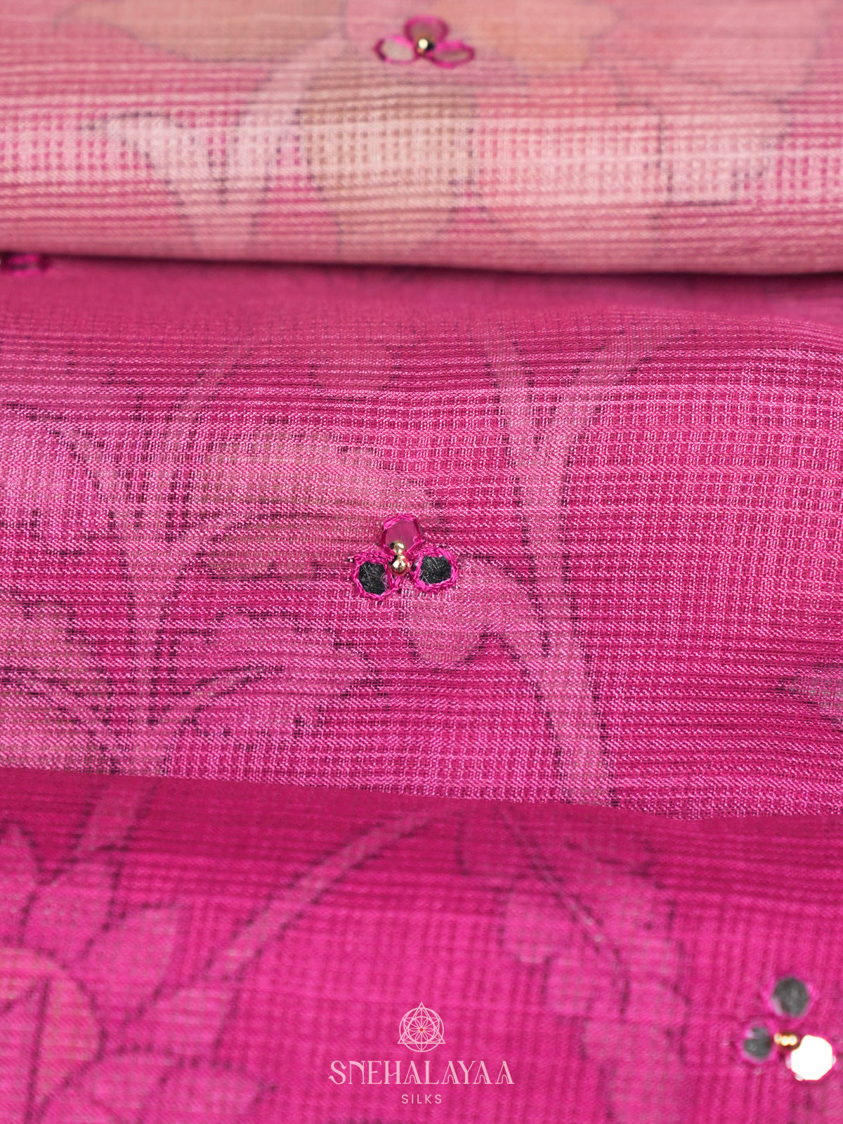 Pink Kota Saree