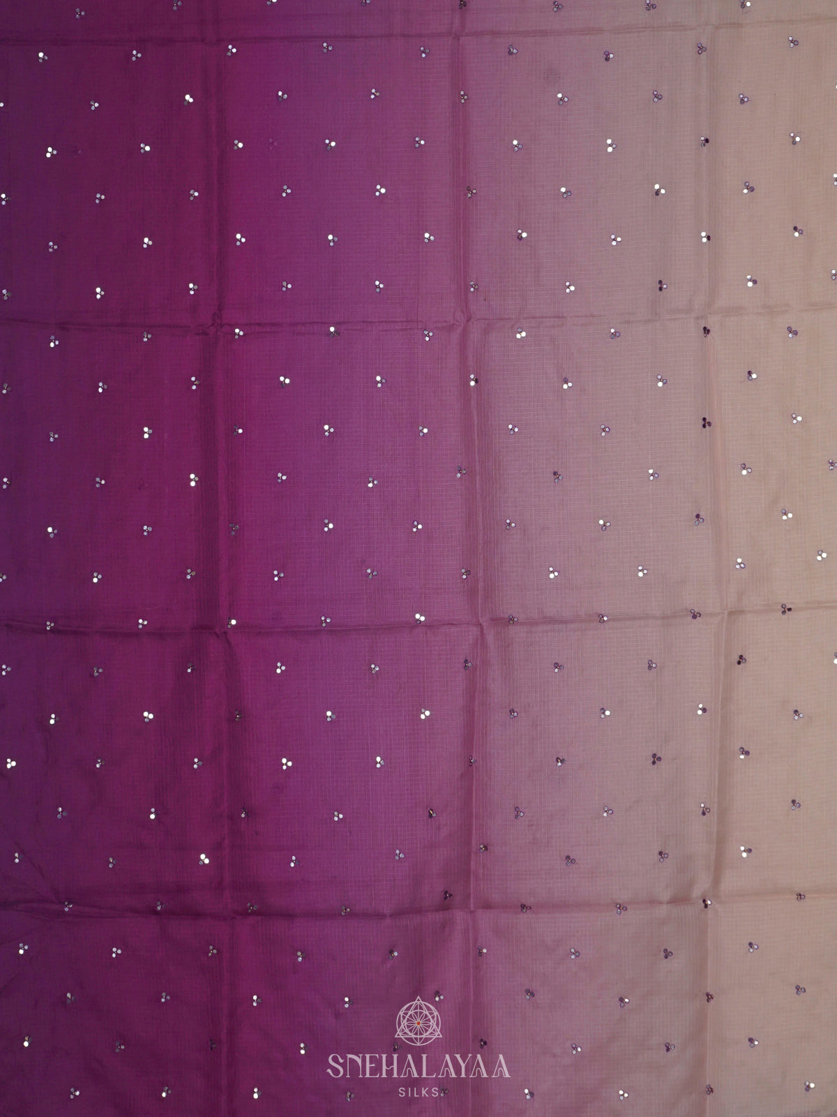 Purple Kota Saree