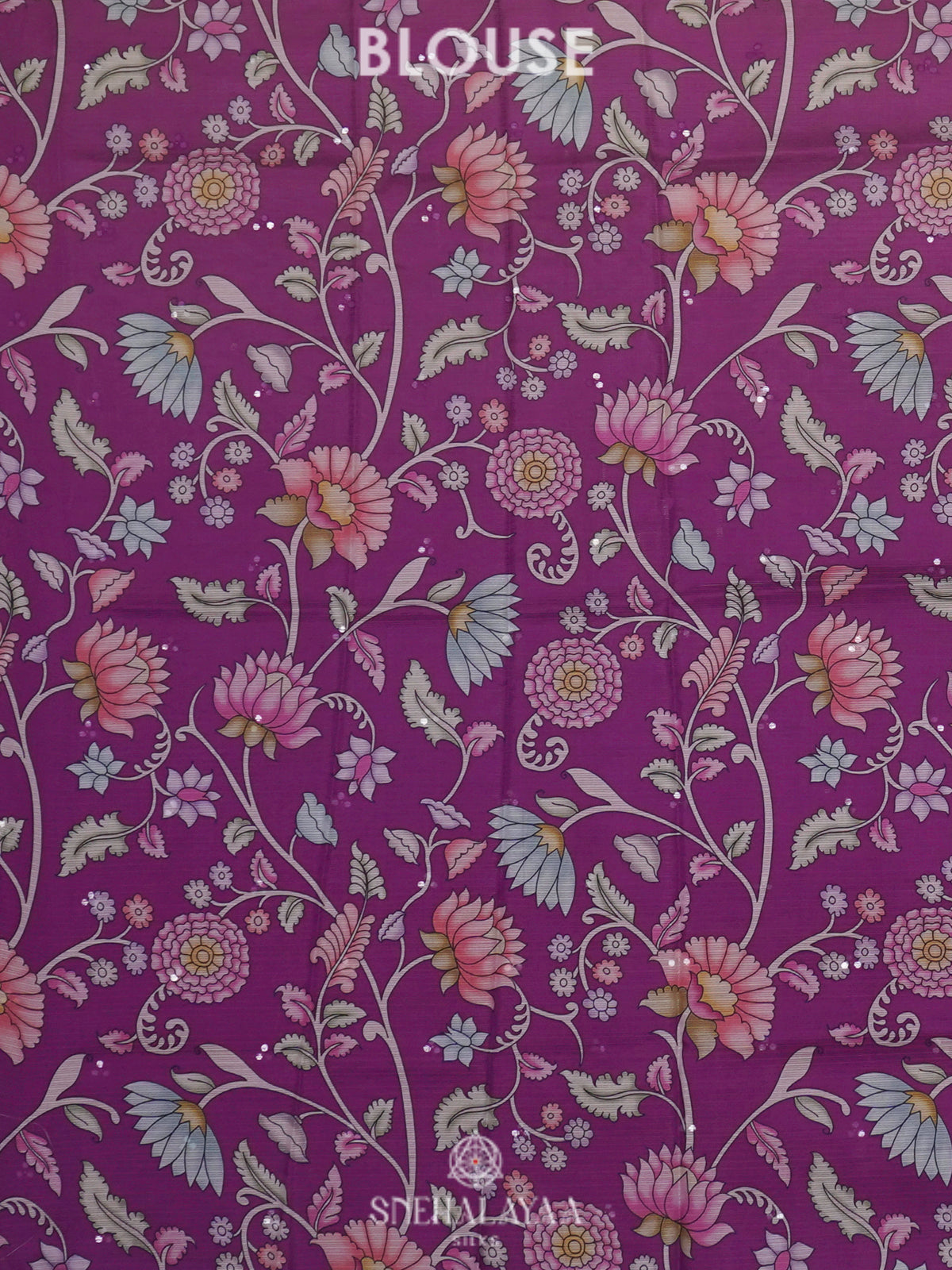 Purple Kota Saree