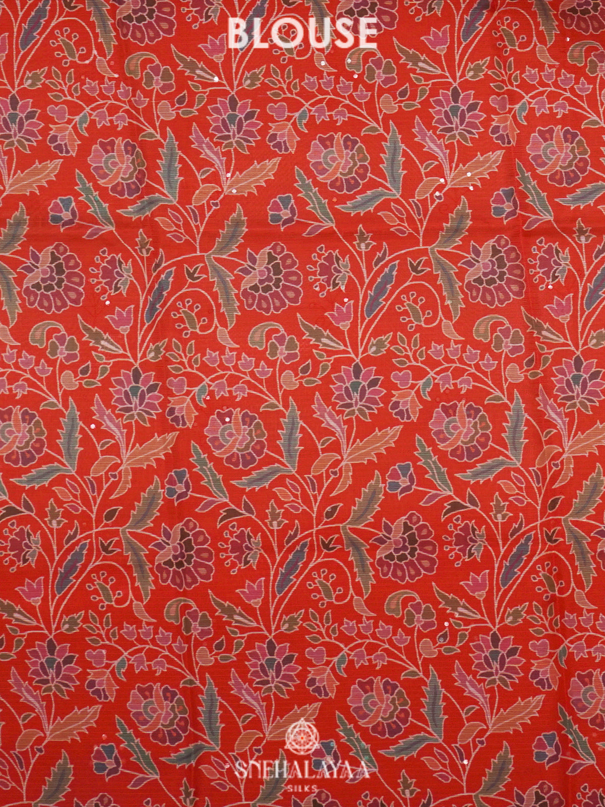 Orange Kota Saree
