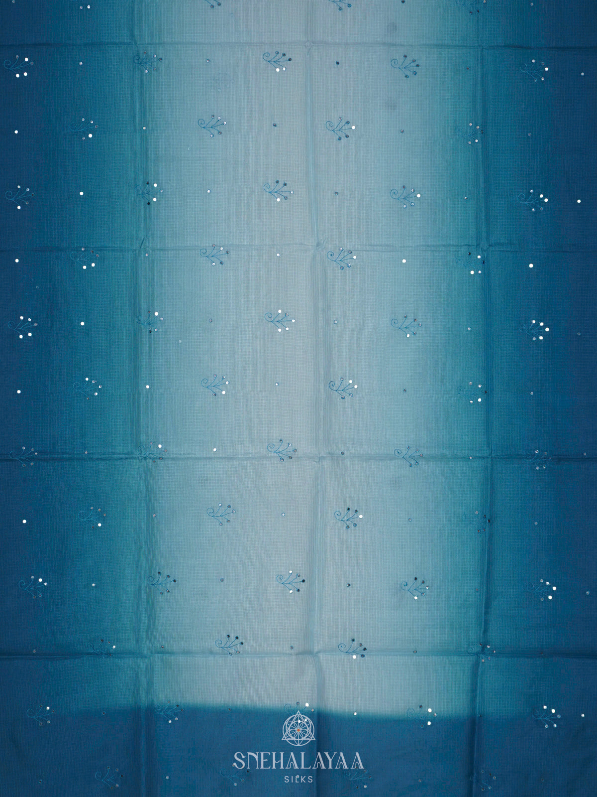 Blue Kota Saree