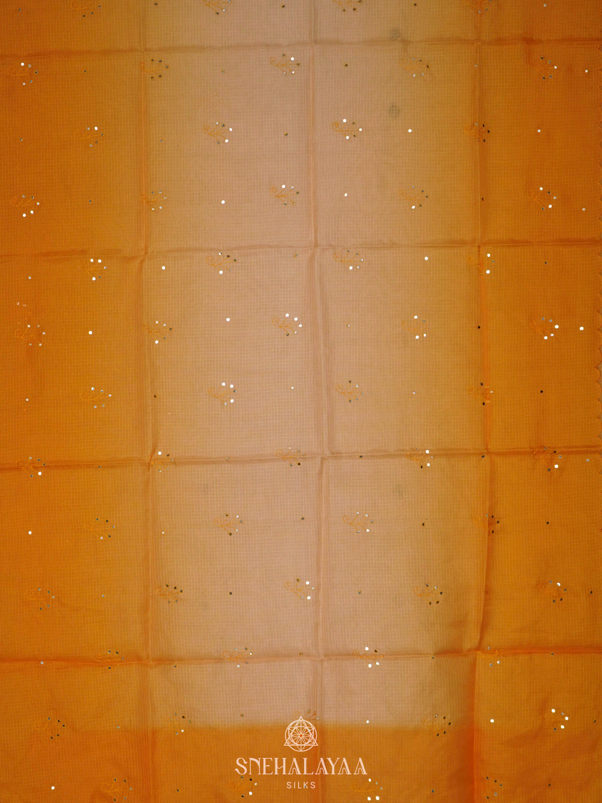 Orange Kota Saree