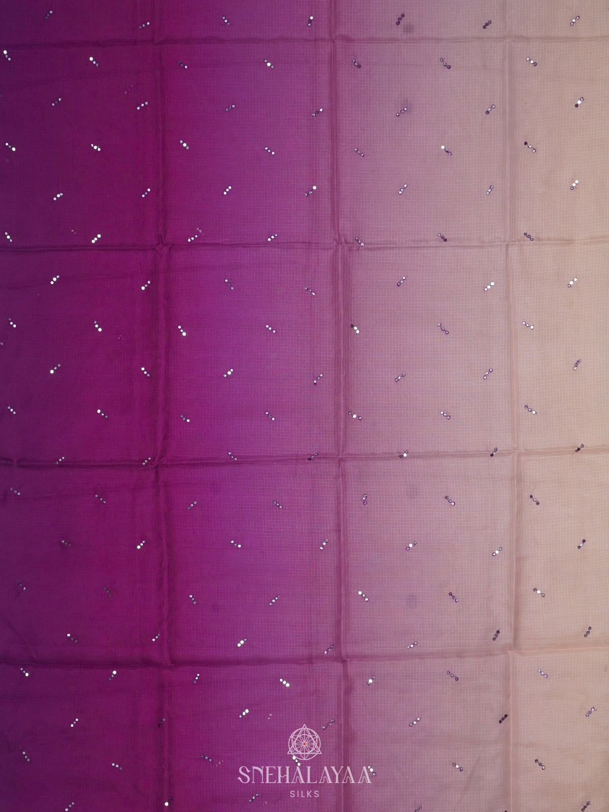 Purple Kota Saree