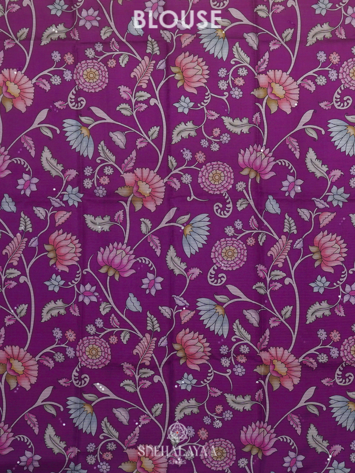 Purple Kota Saree