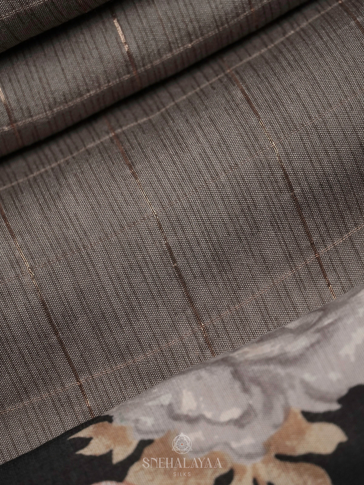 Grey Dola Saree
