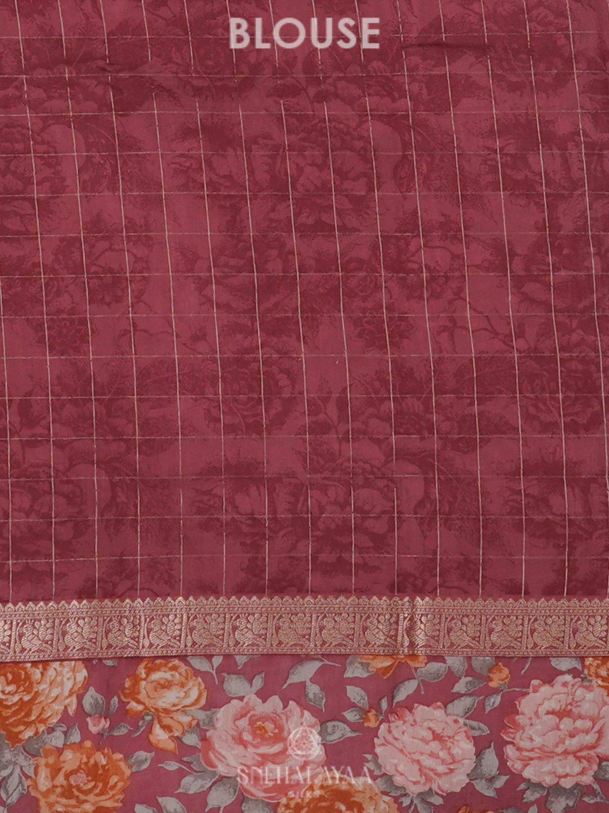 Peach Dola Saree