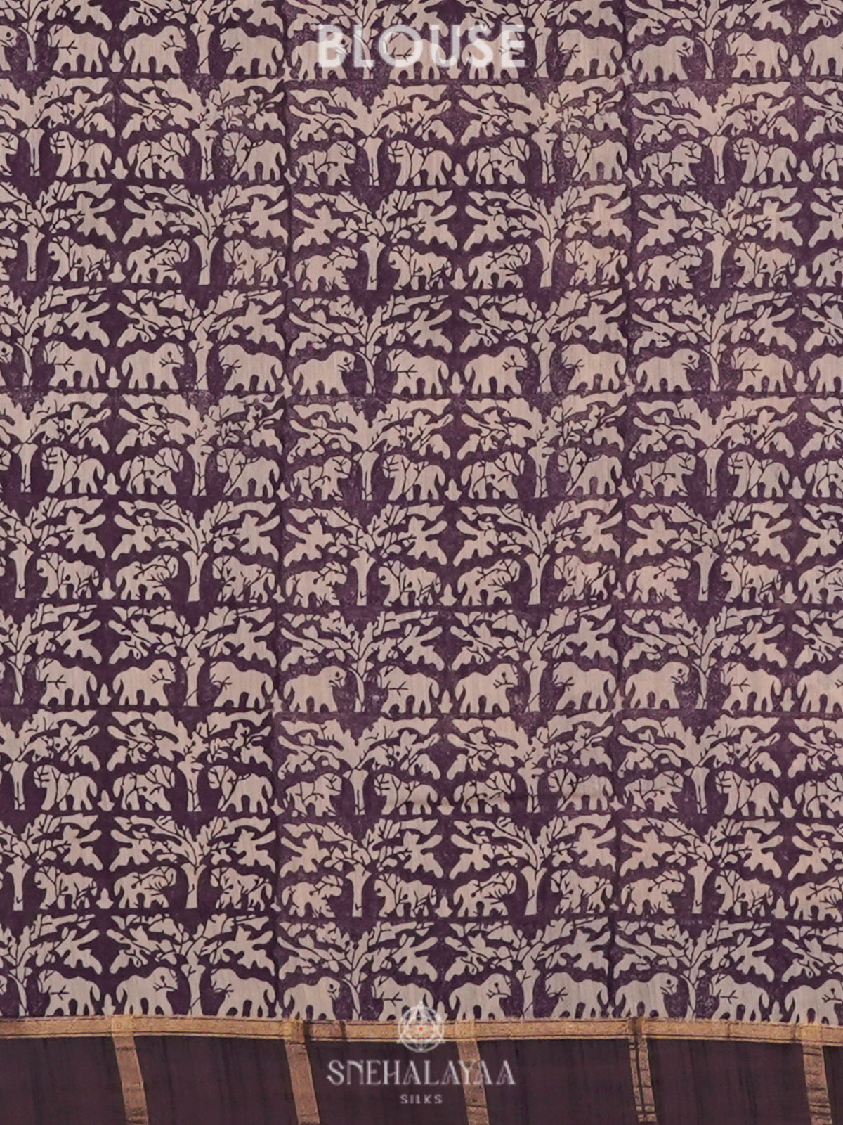 Purple Dola Saree