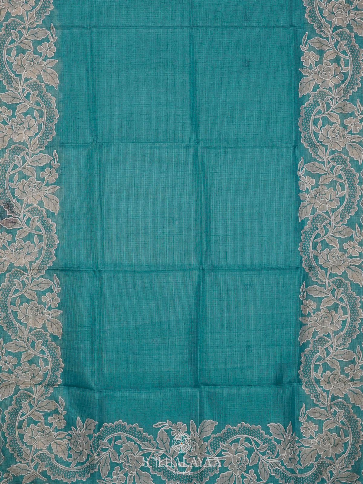 Sky Blue Kota Saree