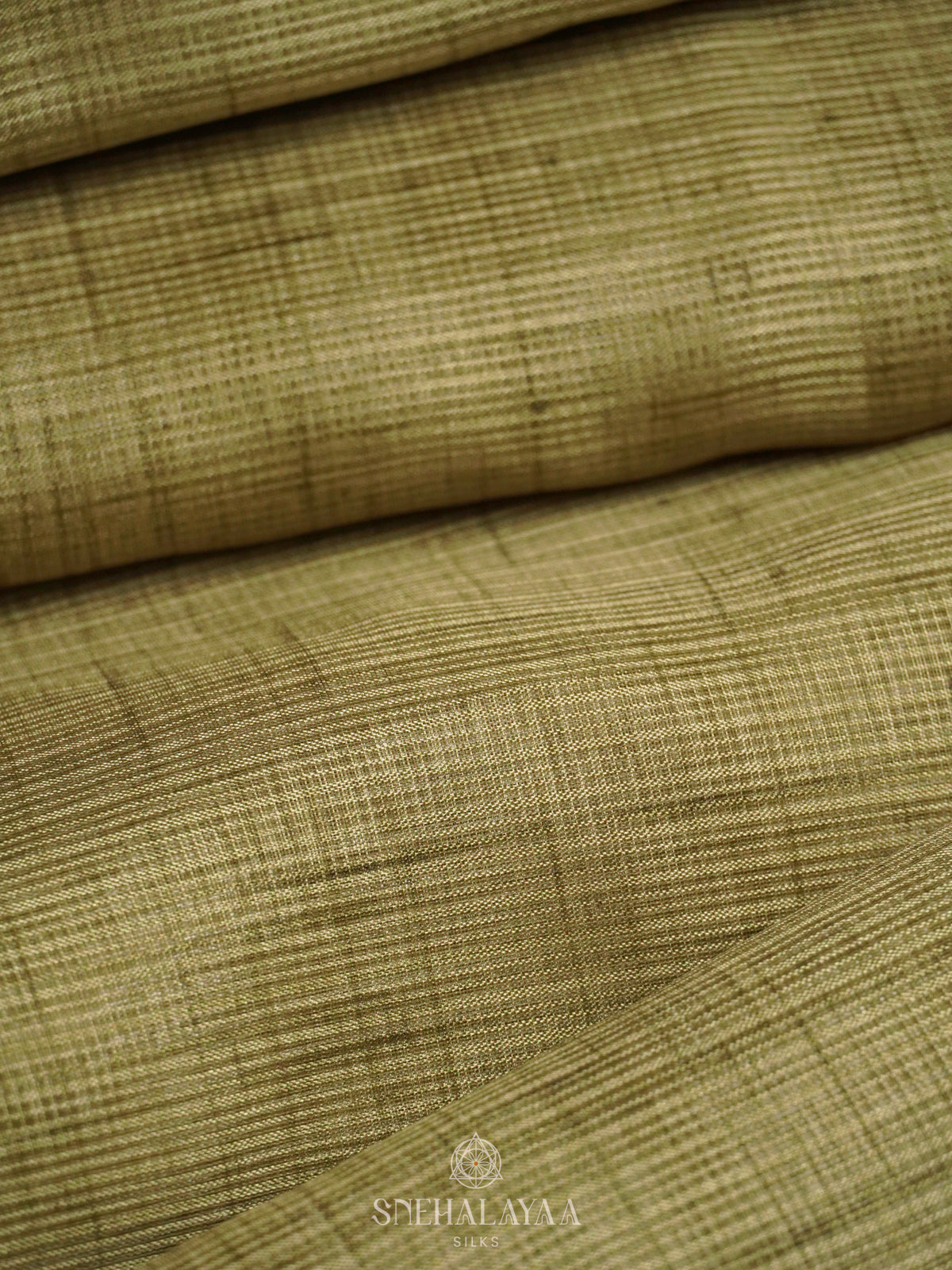 Olive Green Kota Saree