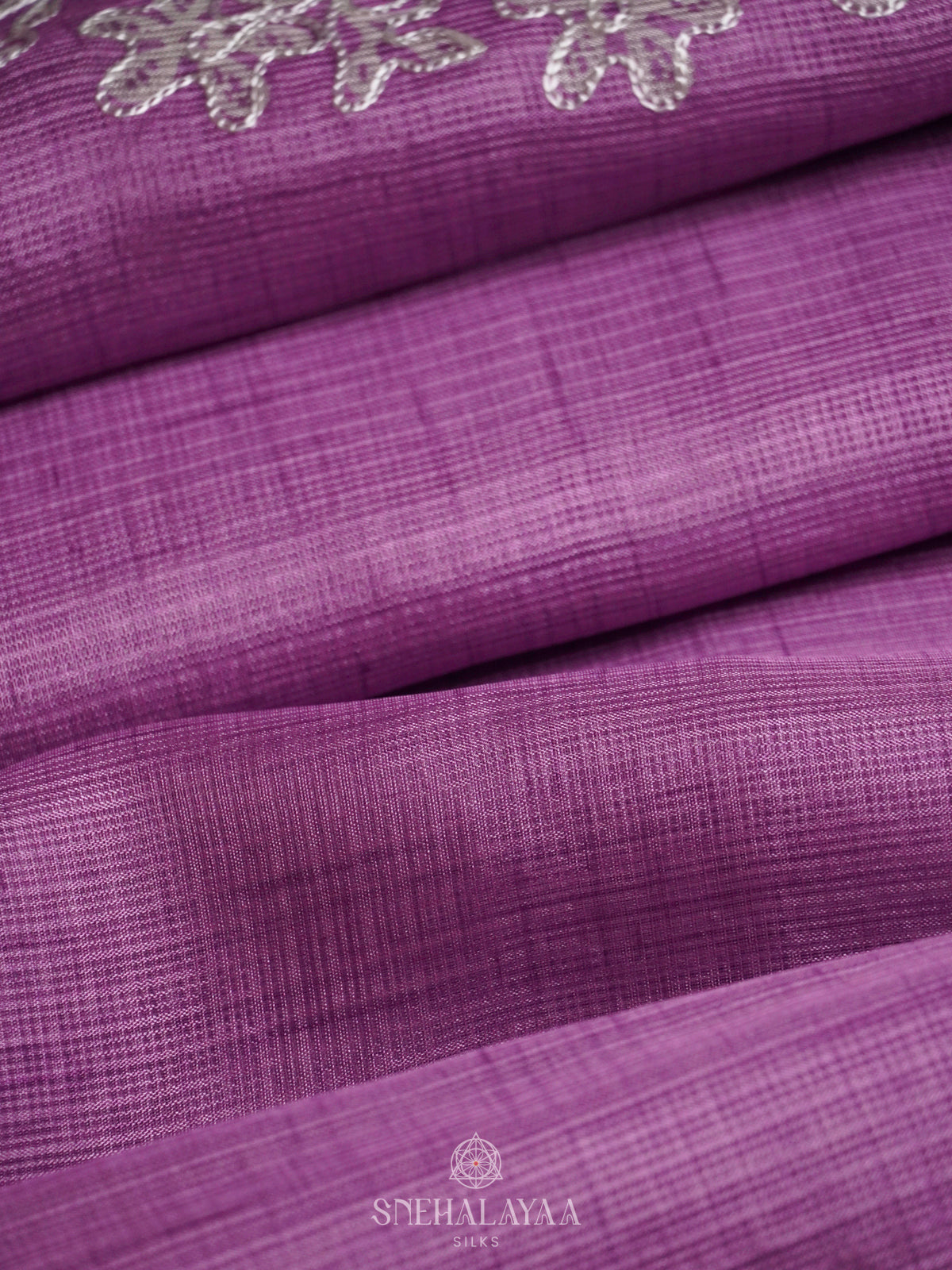 Purple Kota Saree