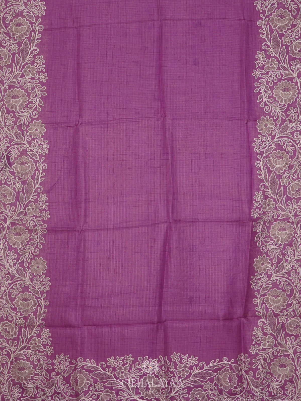 Purple Kota Saree