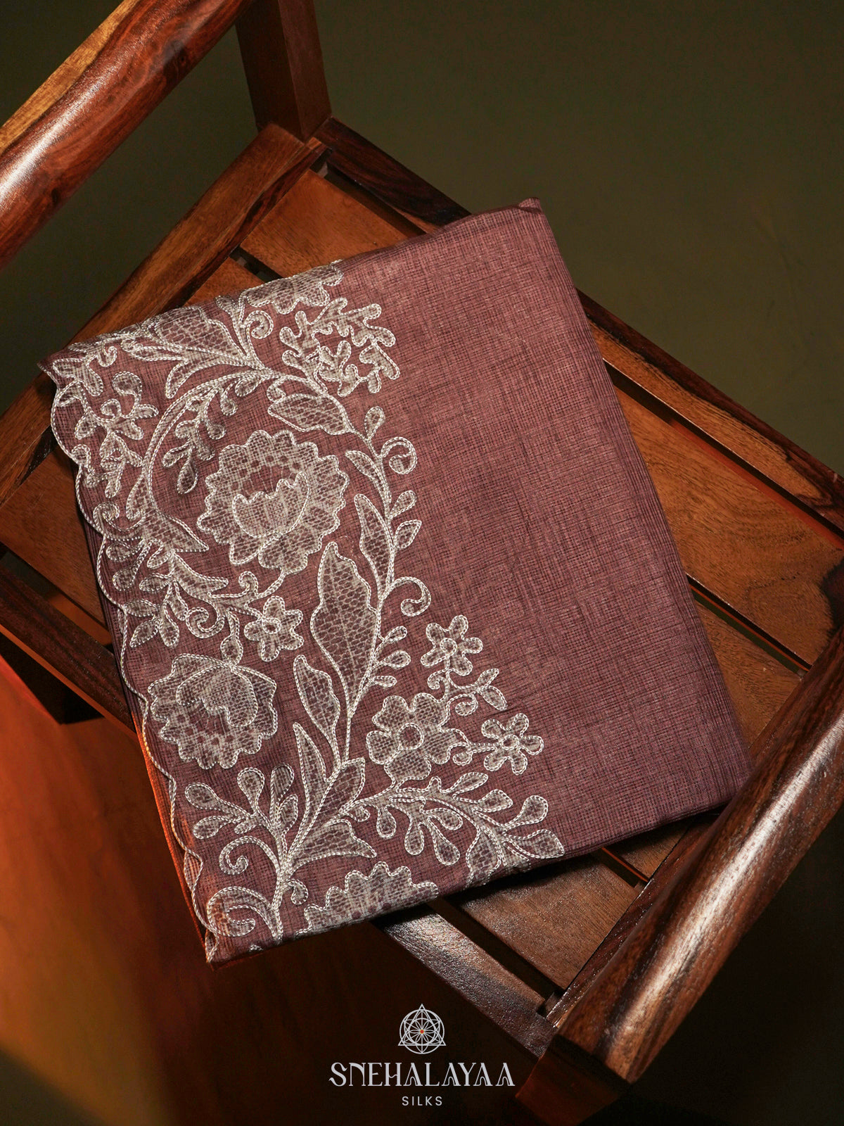 Brown Kota Saree