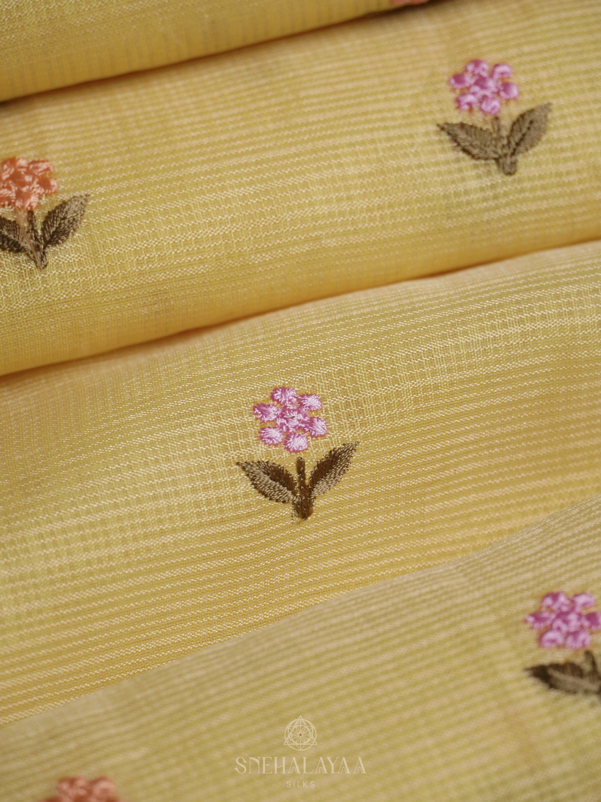 Yellow Kota Saree